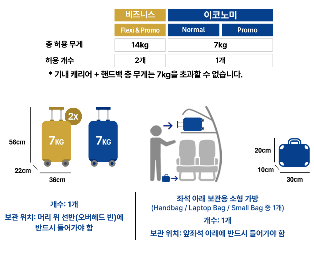 Korean - Cabin Baggage